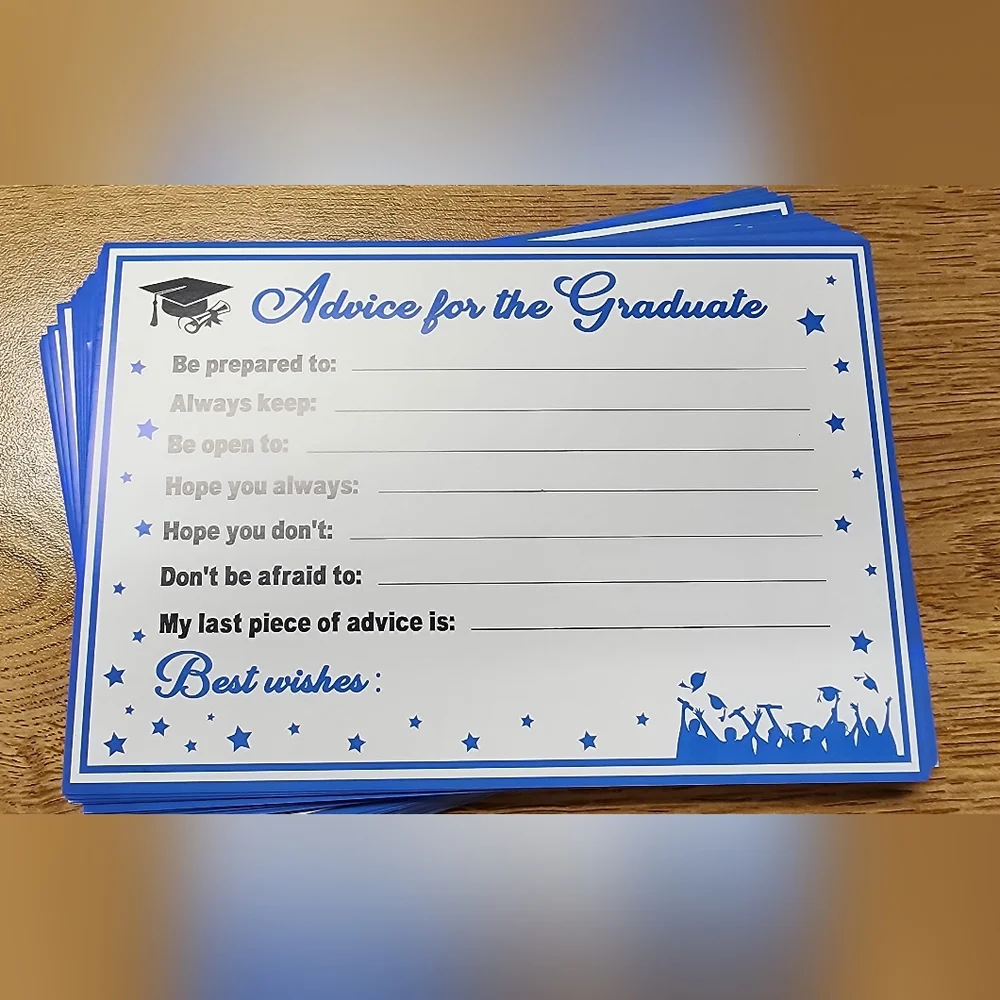 New 4x6 Graduation Advice Cards